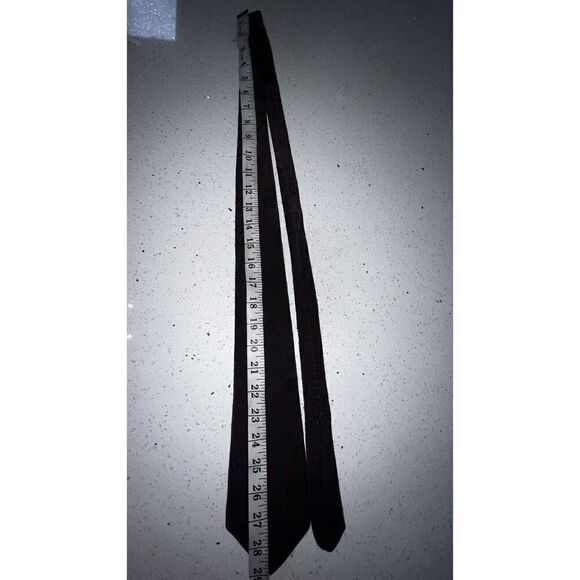 Vintage YSL Yves Saint Laurent Tie  Purple Pattern 100% Silk Men's USA MADE - Picture 11 of 12